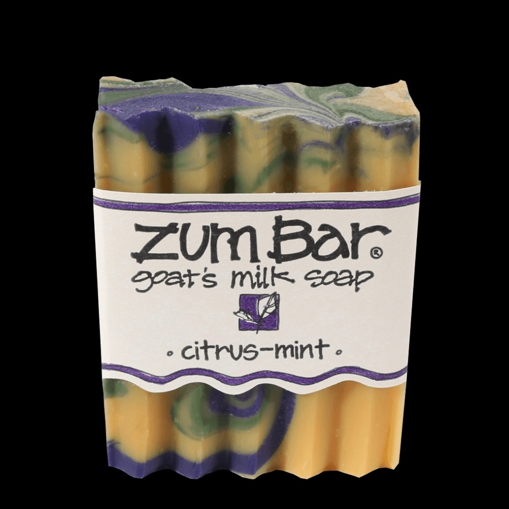 Zum bar Citrus Mint goats milk soap by Indigo Wild